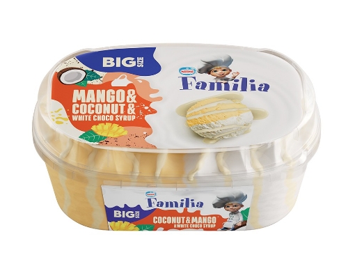 Снимка на Сладолед FAMILLIA 433g. с вкус на манго и кокос
