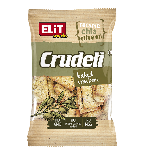 Снимка на Крекери Crudell 140г със семена