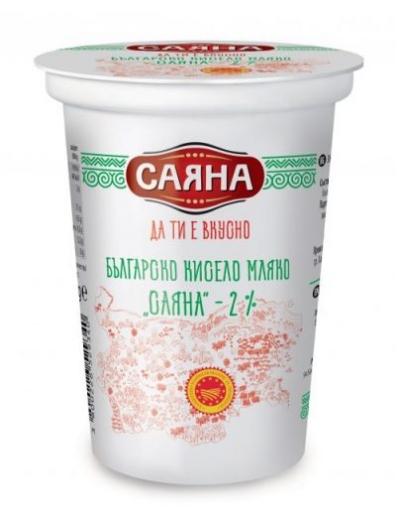 Снимка на Кисело мляко Саяна 2% 400 g ЗНП