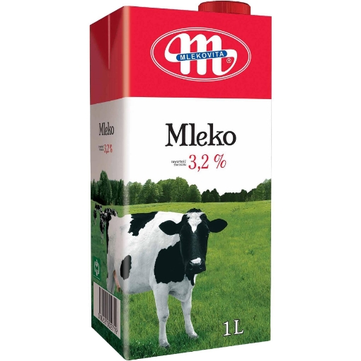Снимка на Прясно мляко 1л Млековита 3,2%