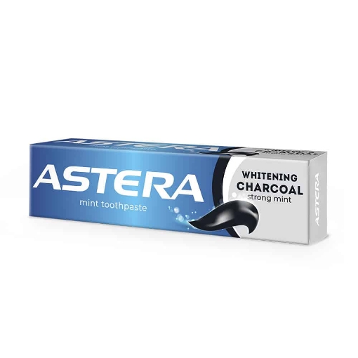 Снимка на Паста за зъби ASTERA 110 гр Active Whitening Charcoal
