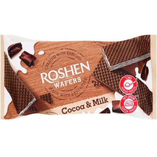 Снимка на Вафли Roshen 216г с какао и мляко