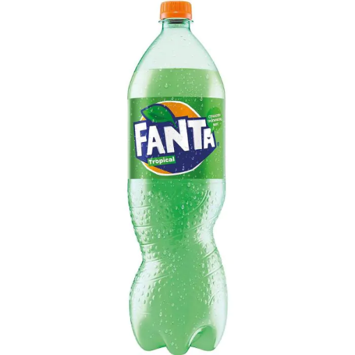 Снимка на Газирана безалкохолна напитка Fanta 2л Tropical