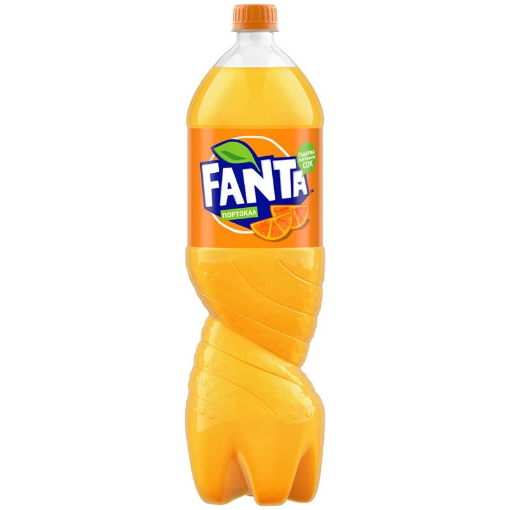 Снимка на Газирана безалкохолна напитка Fanta 2л Портокал