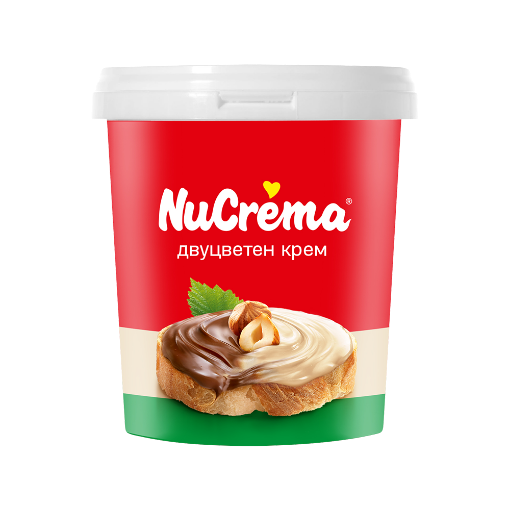 Снимка на Какаов крем  Nucrema 1кг двуцветен