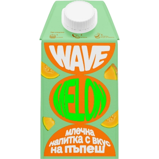 Снимка на Млечна напитка Wave 500мл пъпеш