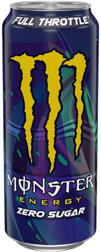 Снимка на Енергийна напитка Monster Full Throttle Zero Sugar 500мл кен