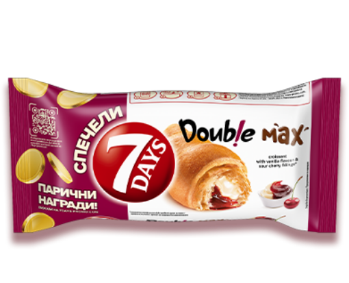Снимка на Кроасан 7days Double Max 92г ванилия и вишна