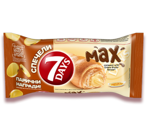 Снимка на Кроасан 7days Double Max 92г крем Брюле
