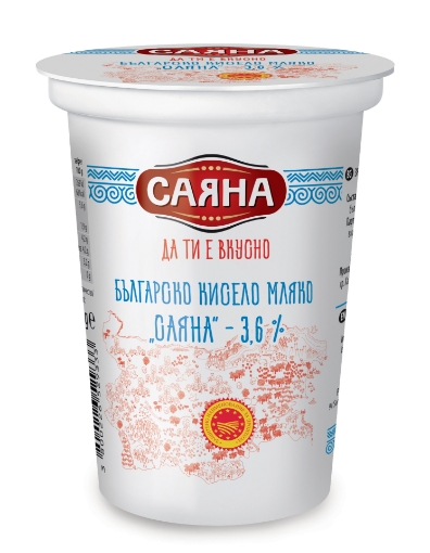Снимка на Кисело мляко Саяна 400г ЗНП