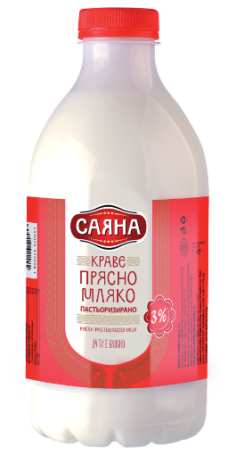Снимка на Прясно мляко краве Саяна 1л
