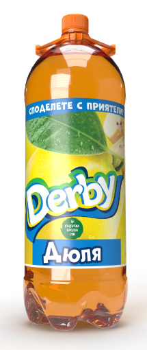 Снимка на Газирана безалкохолна напитка Derby 3л дюля
