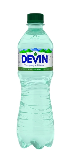 Снимка на Газирана вода минерална Devin 500мл