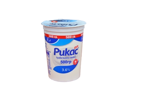 Снимка на Кисело мляко краве Рикас 3,6% 500г