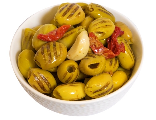 Снимка на Маслини зелени гриловани