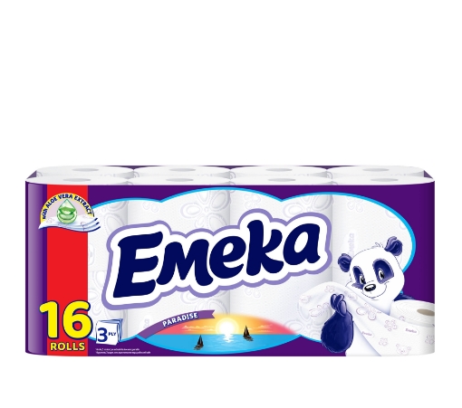 Снимка на Тоалетна хартия Емека 8бр Paradise