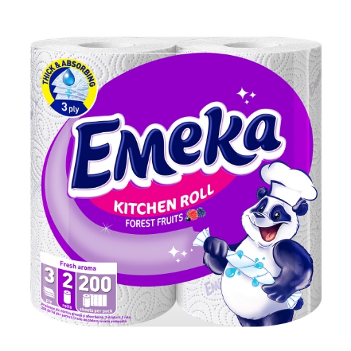 Снимка на Кухненска хартия Емека 2бр Forest Fruits