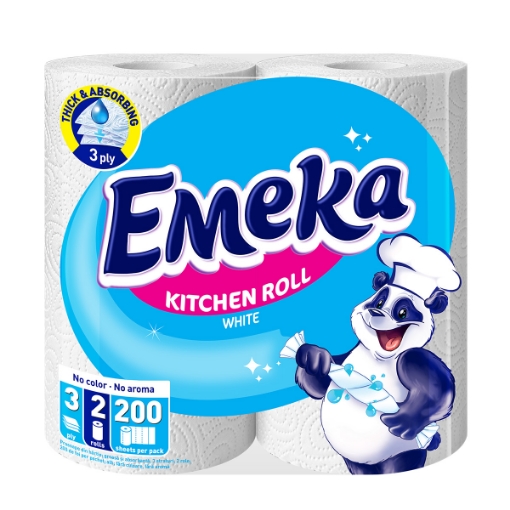 Снимка на Кухненска хартия Емека 2бр White