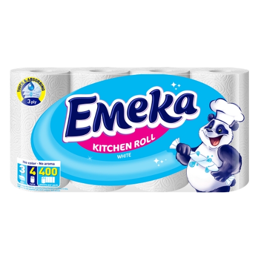 Снимка на Кухненска хартия Емека 4бр White