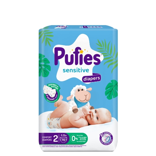 Снимка на Пелени Pufies 70бр Senstative