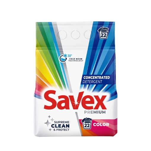 Снимка на Прах за пране Savex 1,8кг Color