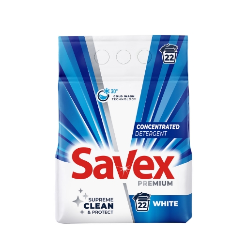 Снимка на Прах за пране Savex 1,8кг White