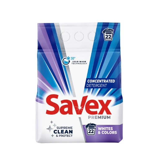 Снимка на Прах за пране Savex 1,8кг White&Color