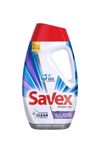 Снимка на Течен перилен препарат Savex 945л Whites&Colors
