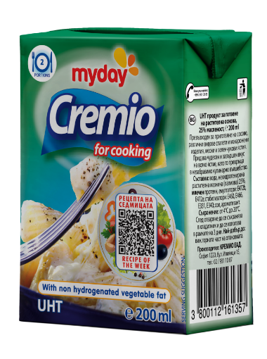 Снимка на Продукт за готвене MyDay 200мл Cremio