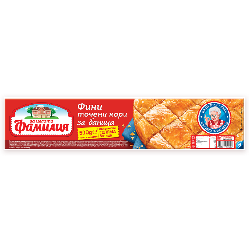 Снимка на Точени кори за баница Фамилия 500г