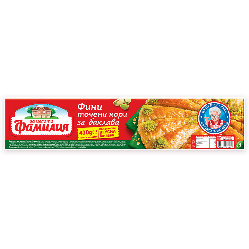 Снимка на Точени кори за баклава Фамилия 400г