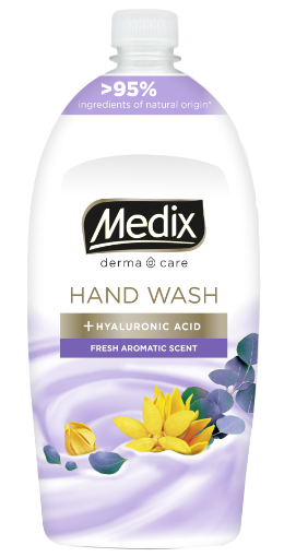 Снимка на Течен сапун MedixDERMA CARE FRESH AROMATIC SCENT 800мл пълнител