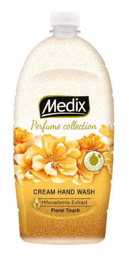 Снимка на Течен сапун MEDIX PERFUME COLLECTION Floral Touch 800мл пълнител