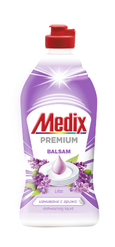 Снимка на Препарат за съдове MEDIX PREMIUM Balsam Lilac 415мл