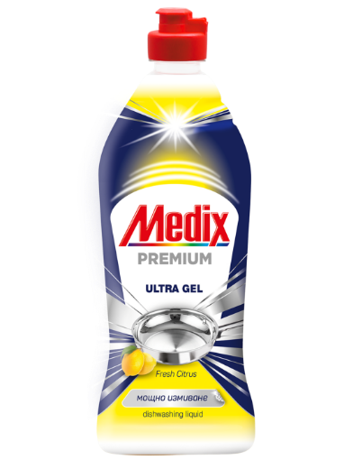 Снимка на Препарат за съдове MEDIX PREMIUM GEL Fresh Citrus 750мл
