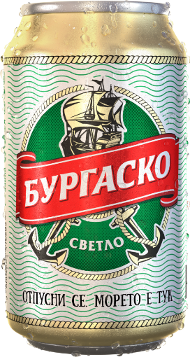 Снимка на Бира Бургаско 330мл кен