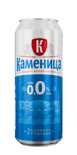 Снимка на Бира Каменица 500мл кен безалкохолна
