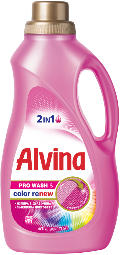 Снимка на Течен перилен препарат Alvina 2in1 1750мл 35 пранета