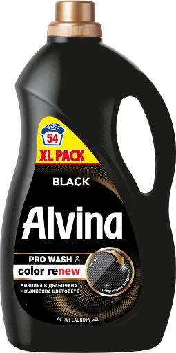 Снимка на Течен перилен препарат Alvina Black 2.7л 54 пранета