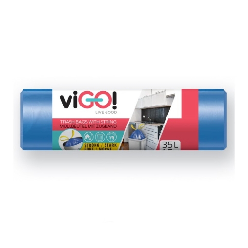 Снимка на Tорби за смет с връзки Standart Vigo 35л
