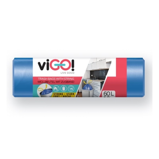 Снимка на Торби за смет с връзки Standart Vigo  60л
