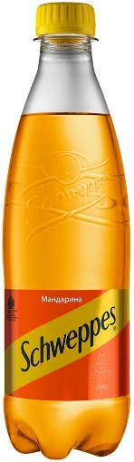 Снимка на Газирана безалкохолна напитка Schweppes 500мл мандарина