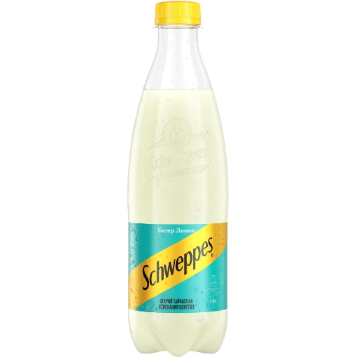 Снимка на Газирана безалкохолна напитка Schweppes 500мл битер лимон