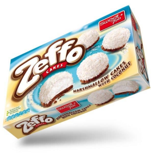 Снимка на Бисквити Zeffo 150г маршмелоу с кокос