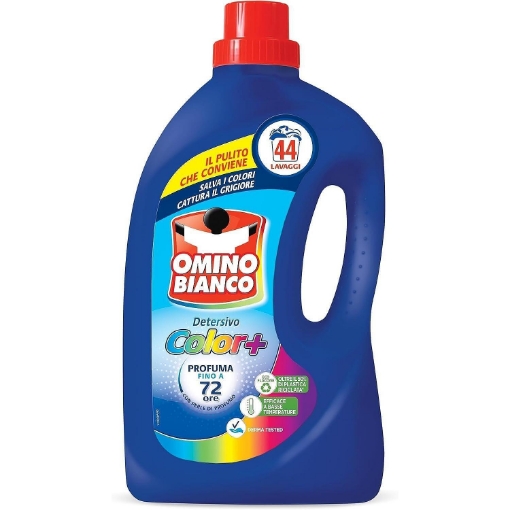 Снимка на Течен перилен препарат Omino Bianco 1.76л цветно пране