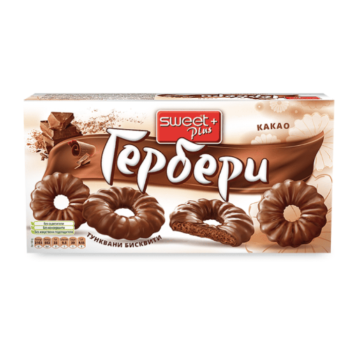 Снимка на Бисквити Гербери 170г какао