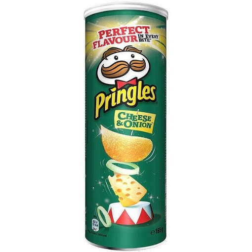 Снимка на Чипс Pringles 165г сирене и лук
