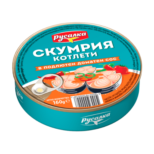 Снимка на Скумрия Русалка 160г подлютен доматен сос