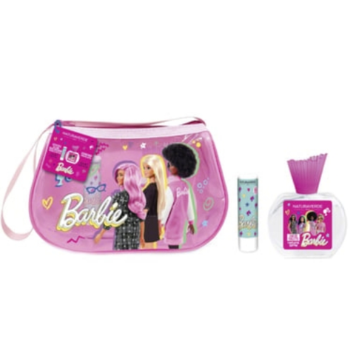 Снимка на Комплект Barbie - тоалетна вода 50мл, балсам за устни и чантичка