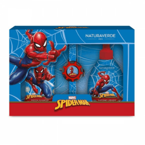 Снимка на Комплект Spidierman - течен сапун, шампоан и гривна